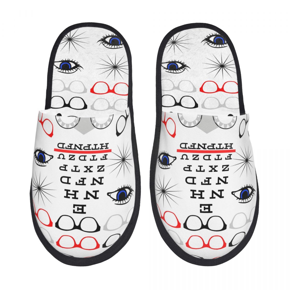 Shoes Women Chart - Pantofole da donna personalizzate con stampa