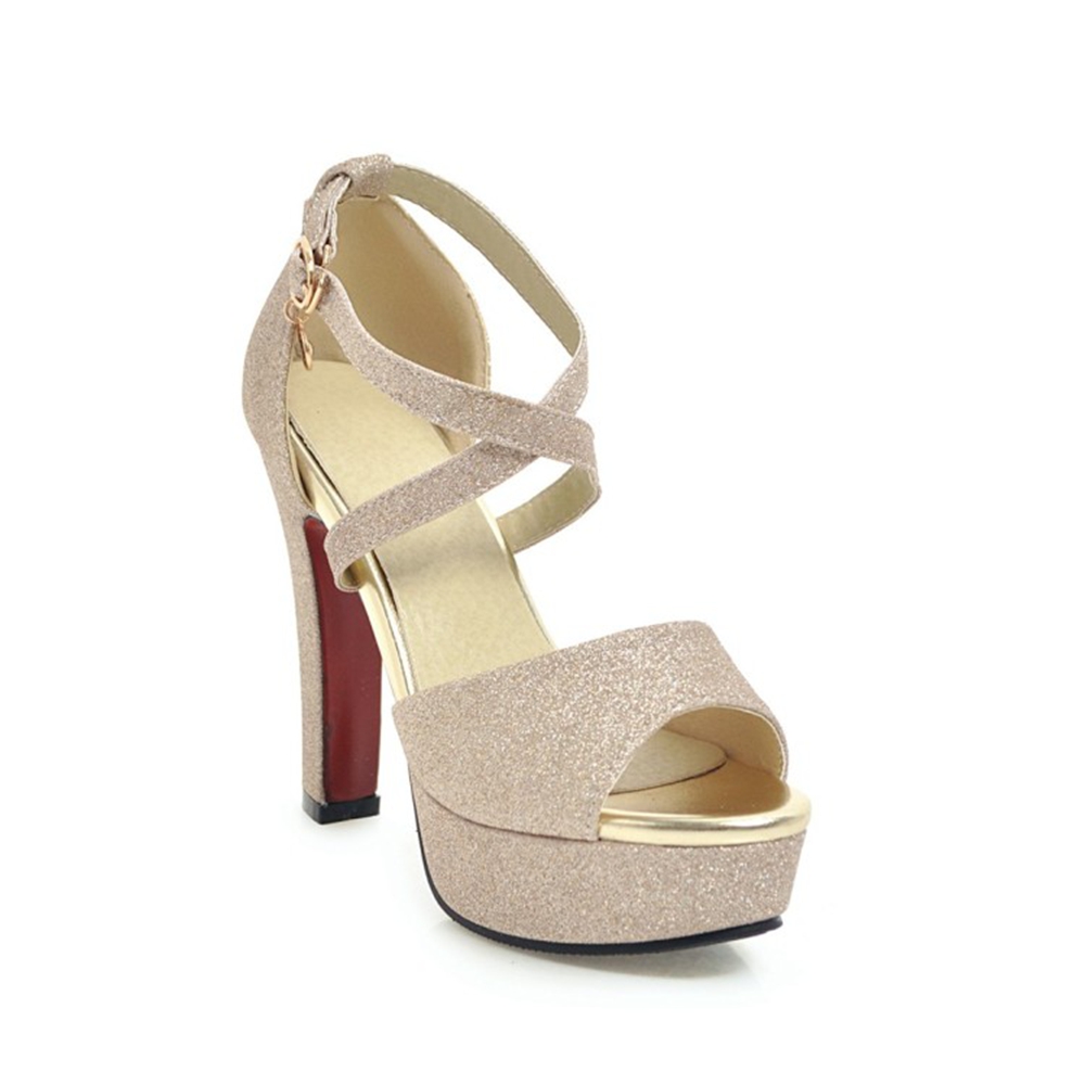 Women Shoes Waterproof - Sandali con tacco alto da donna,