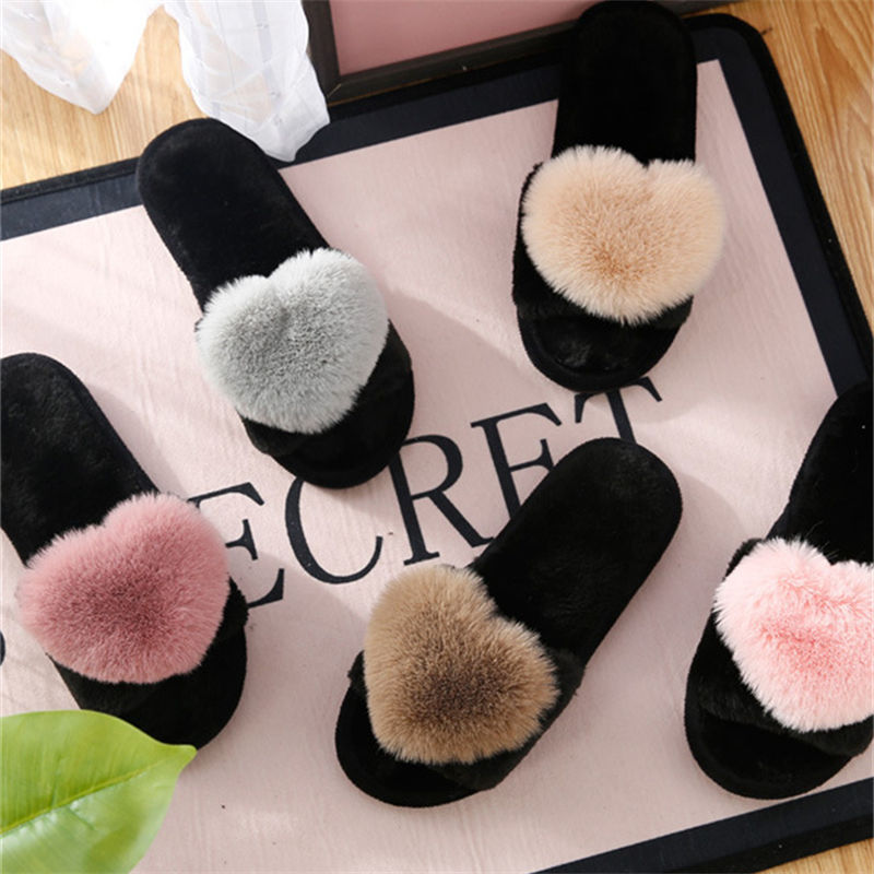 Women Shoes For Winter - crriflz Pantofole da donna in peluche