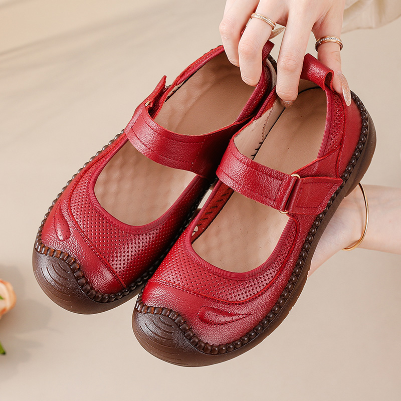 Women'S Shoes In The 90S - Nuovi anni '90 retrò rosso Mary