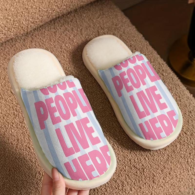 Women Shoes Quote - Ciabatte di Lusso con Frase Originale
