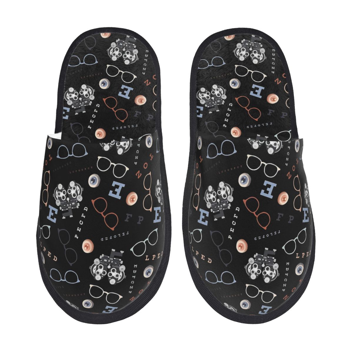 Shoes Women Chart - Pantofole da donna con stampa personalizzata