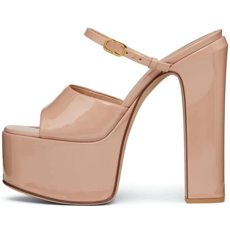 Peep Toe Heels - Piattaforma Altezza crescente Sandali da donna