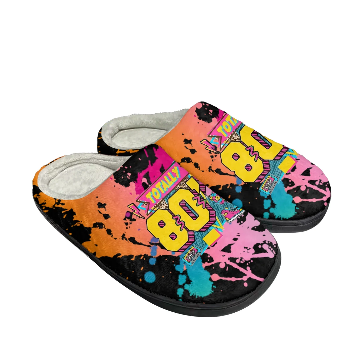 Women'S Shoes In The 90S - Divertenti Ciabatte in Cotone con Icone