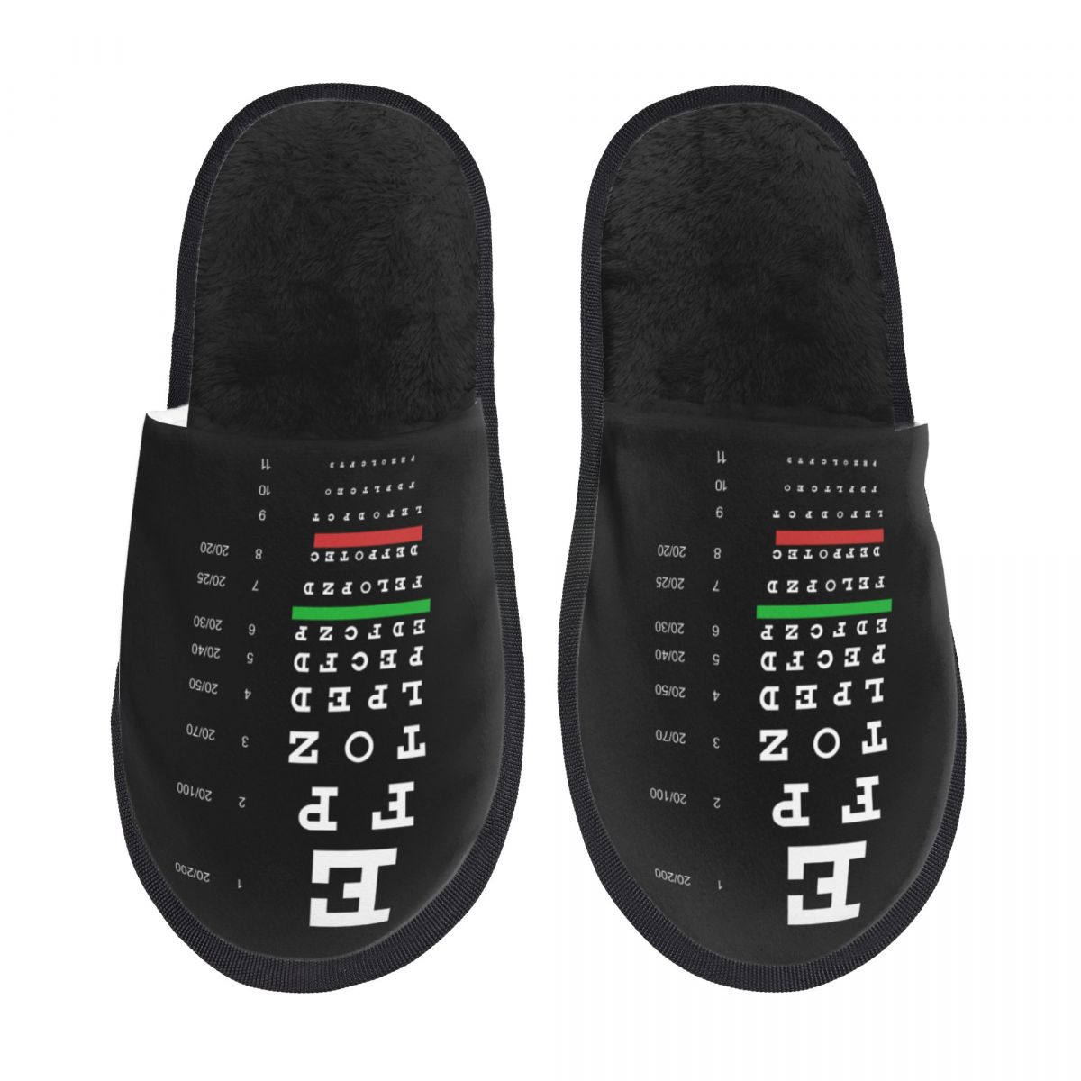 Shoes Women Chart - Pantofole da casa personalizzate con grafico