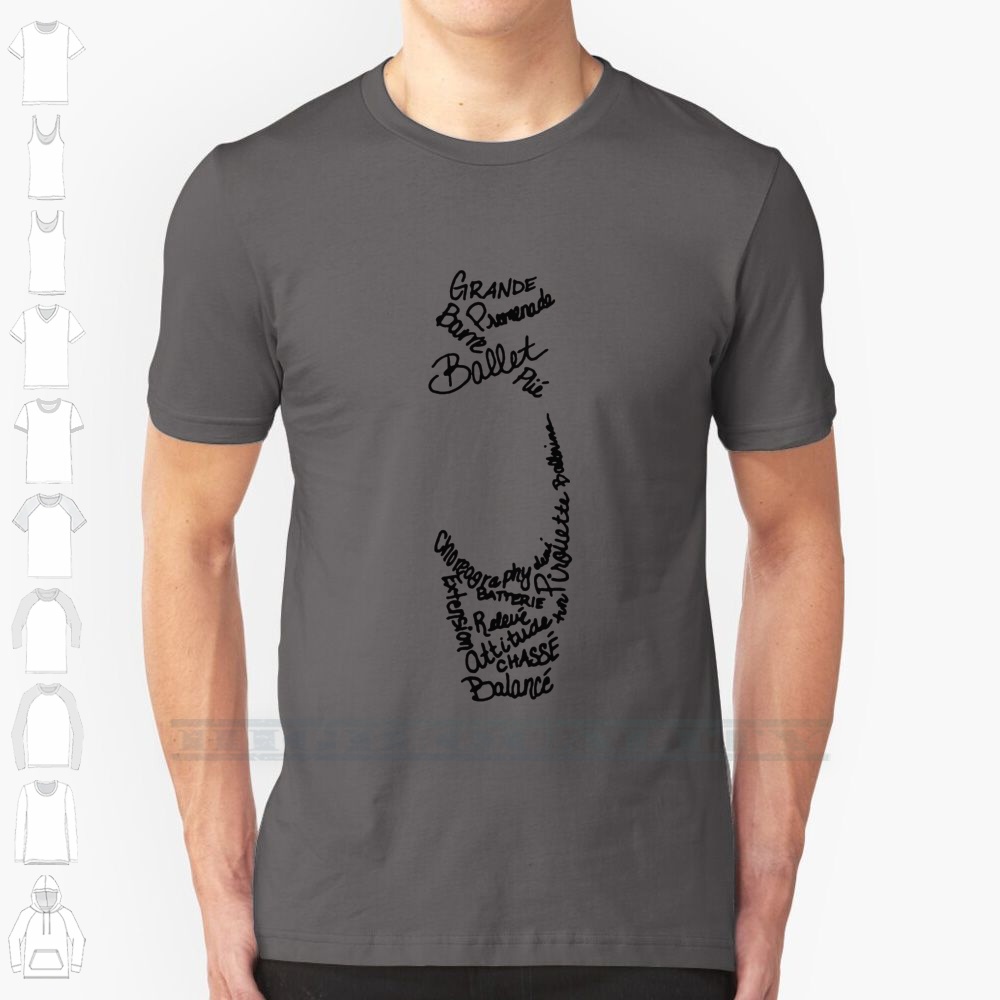 Women Shoes Quote - Pointe Shoe Ballet Shirt 100% cotone