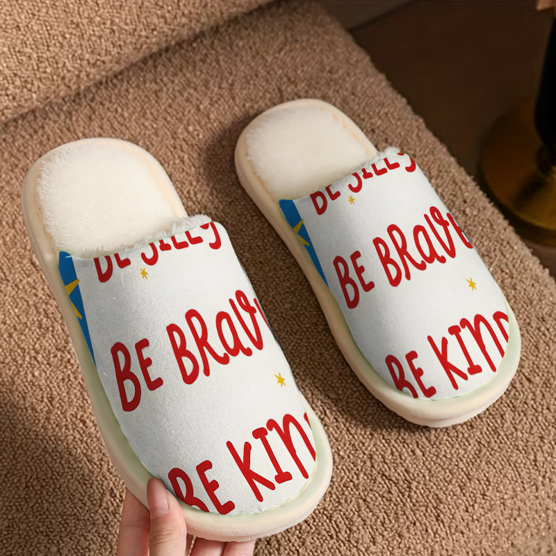 Women Shoes Quote - Kind Quote Pantofole di Lusso in