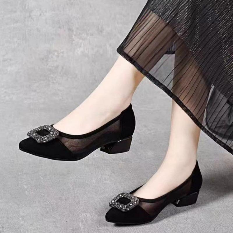 Women'S Heels - Eleganti Scarpe con Tacco a Blocco