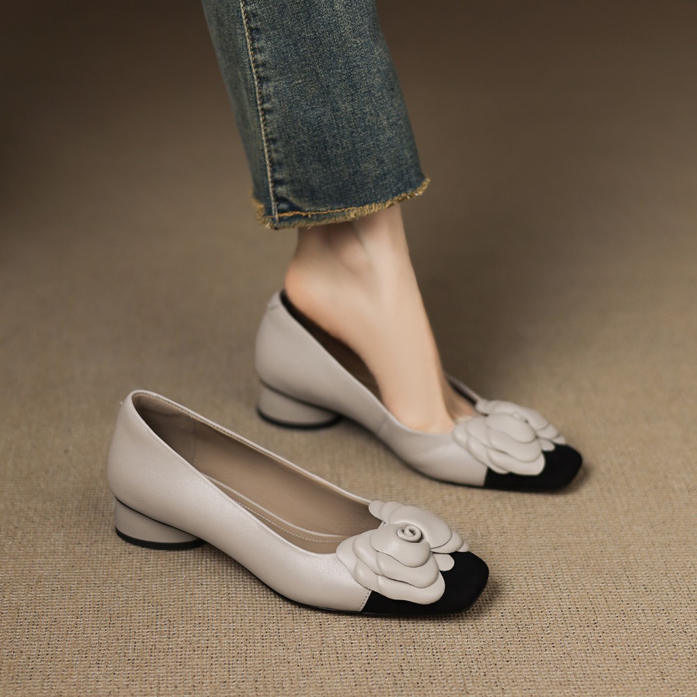 Scarpe singole con fiori alla  - Women'S Heels recensione e prezzo