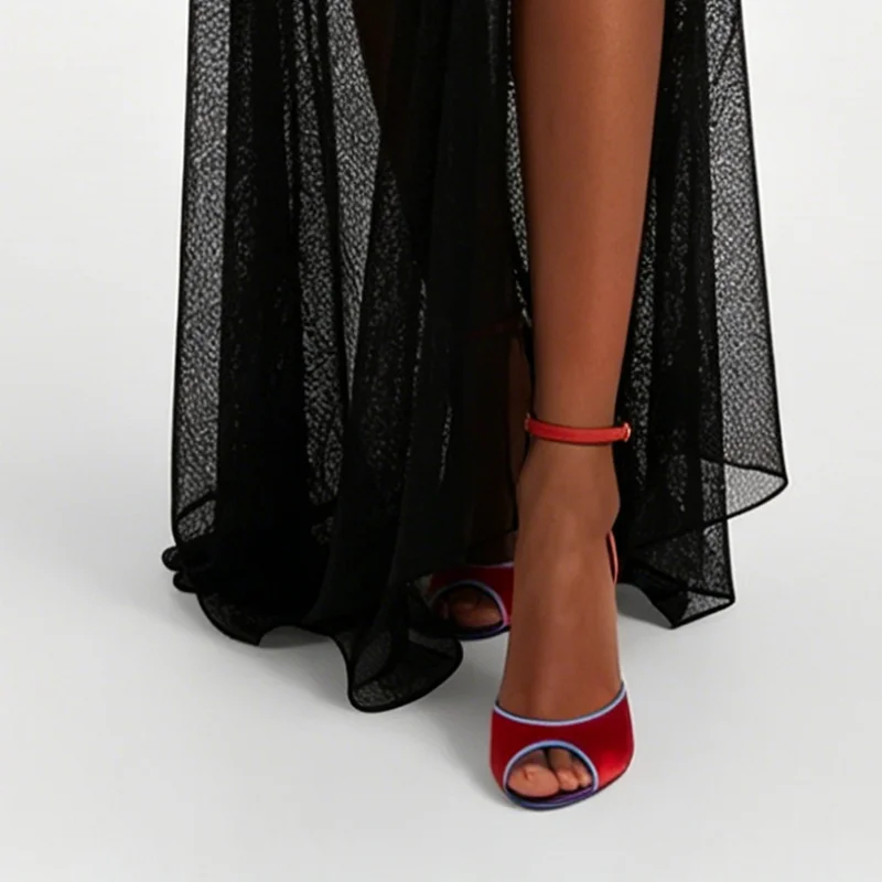 Sandali Peep Toe in Raso Multi - Peep Toe Heels recensione e prezzo