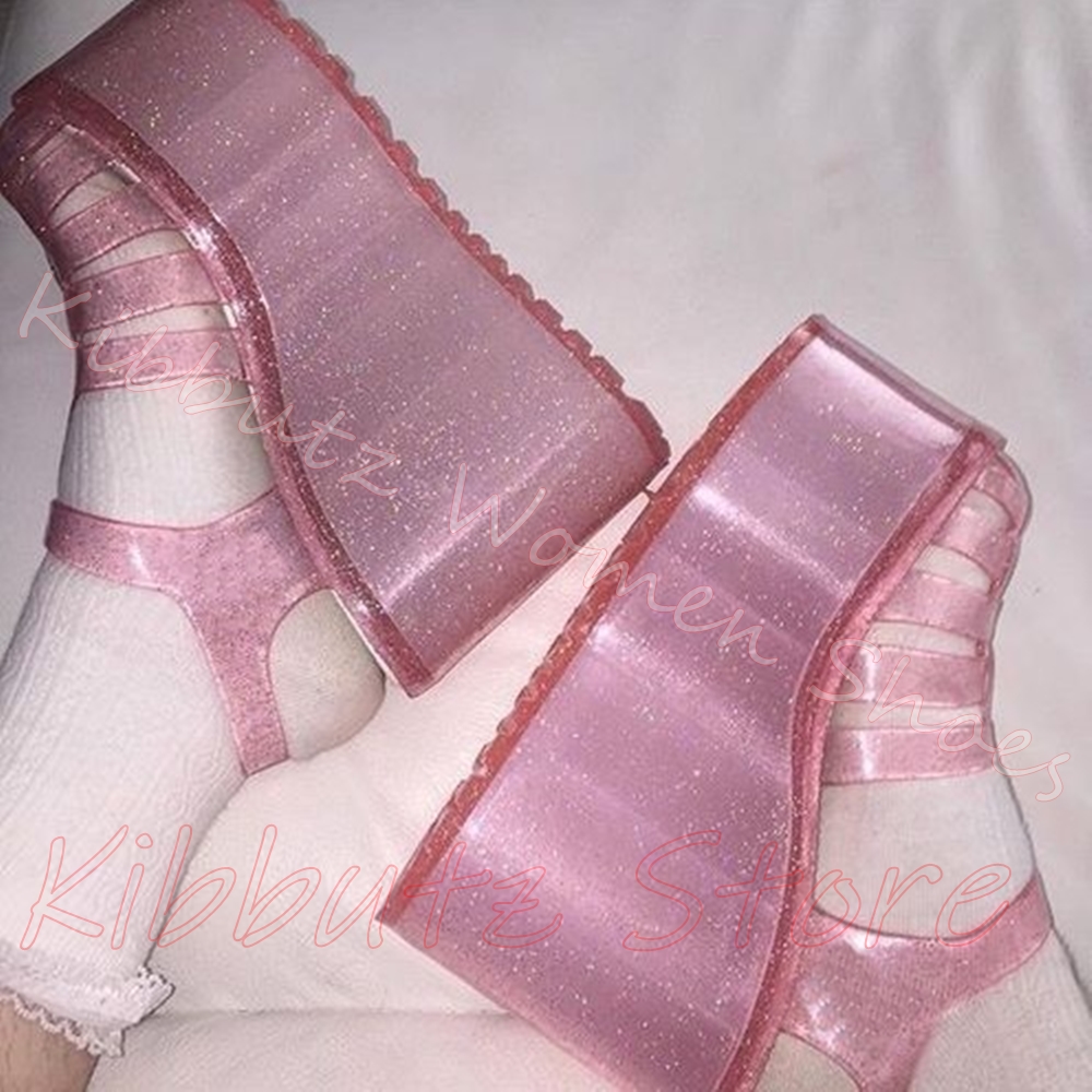 Sandali con zeppa trasparenti  - Jelly Sandal Women recensione e prezzo
