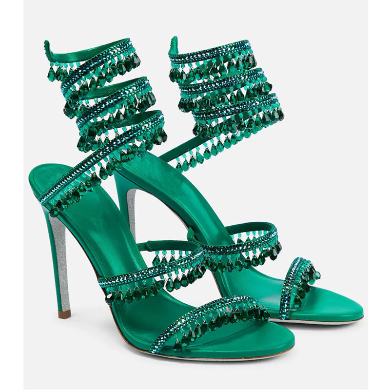 Sandali sexy con frange di cri - Peep Toe Heels recensione e prezzo