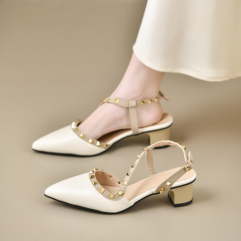 Sandali da donna alla moda con - Metallic Heel Sandal recensione e prezzo