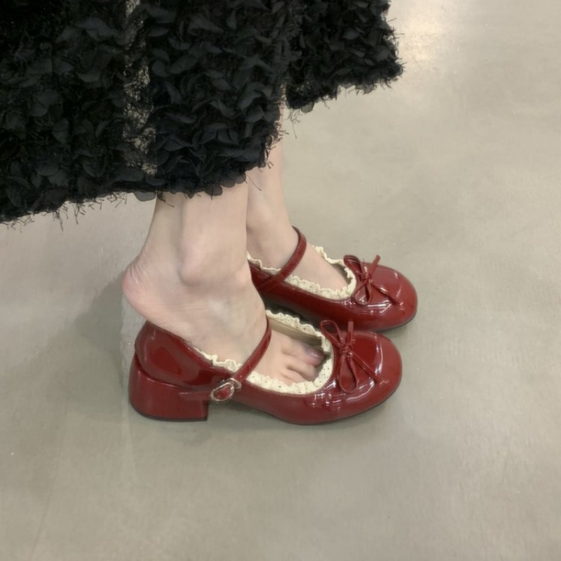 Scarpe Mary Jane da Donna di A - Women'S Shoes Burgundy recensione e prezzo