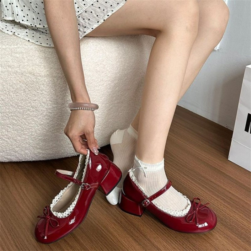 Scarpe Mary Jane da Donna di A - Women'S Shoes Burgundy recensione e prezzo