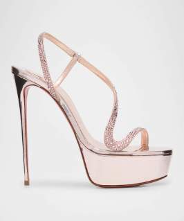 Sandali con plateau in pelle m - Metallic Heel Sandal recensione e prezzo