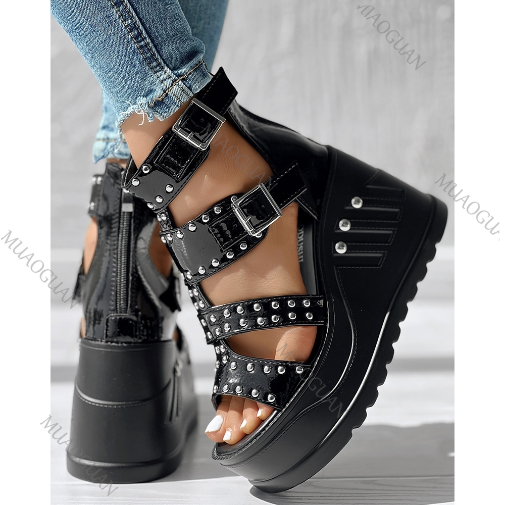 Sandali neri da donna alla mod - Peep Toe Heels recensione e prezzo