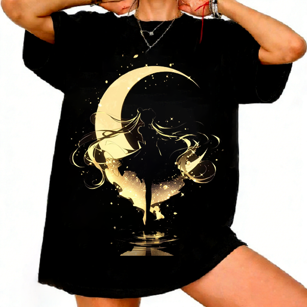 T-Shirt Sailor Moon Stile Retr - Women'S Shoes In The 90S recensione e prezzo