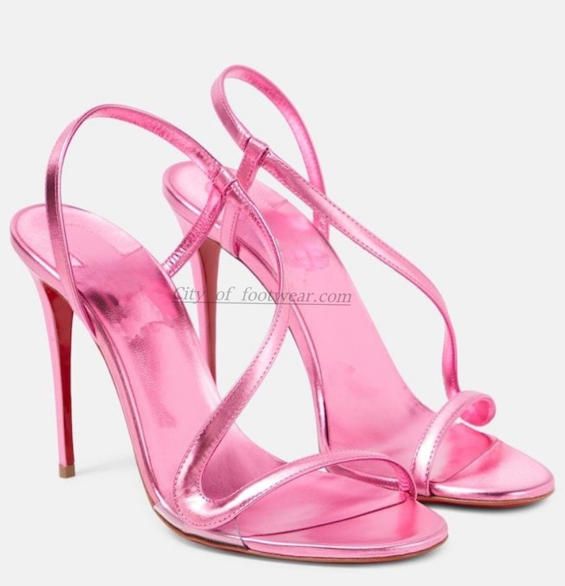Sandali sexy in pelle metalliz - Metallic Heel Sandal recensione e prezzo